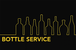 Bottle Service Icon Black