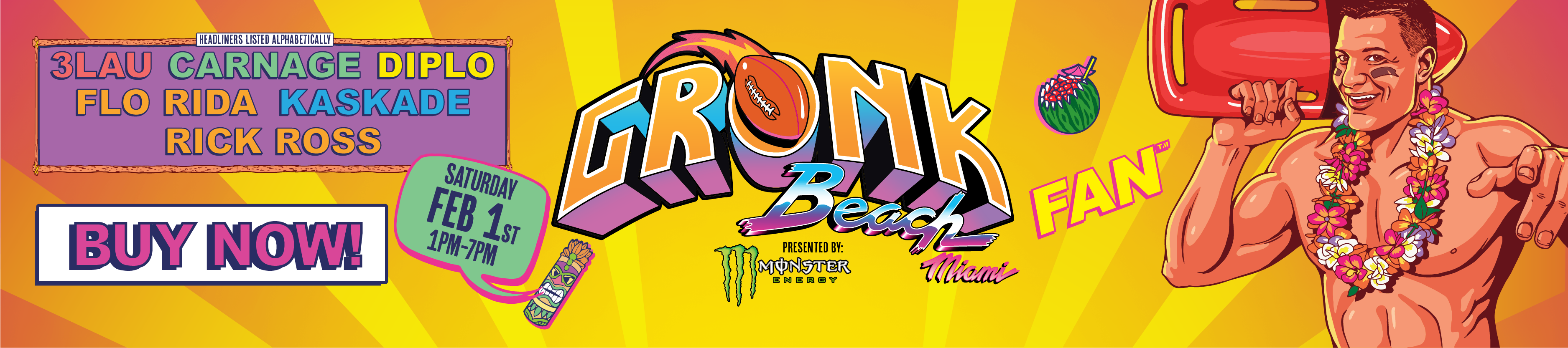 Rob Gronkowski Announces 'Gronk Beach'Party With Diplo, Rick Ross, Flo Rida  & More